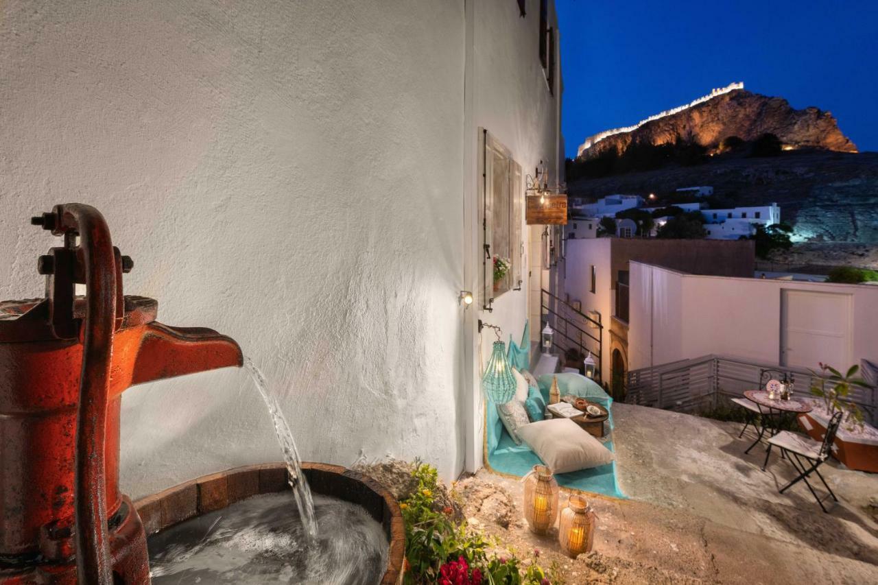 Casa Pietra Lindos Luxury Traditional House Ngoại thất bức ảnh